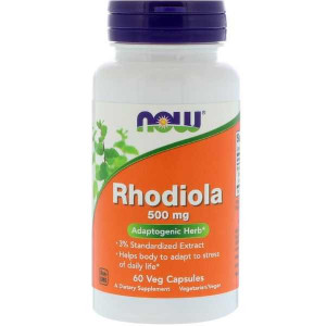 Now Foods Rhodiola 500 мг 60 капсул