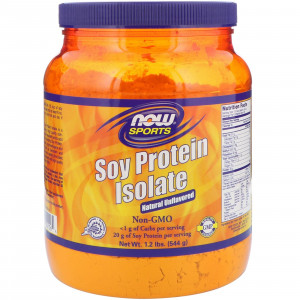 Now Foods Sports Soy Protein Isolate 544 грамма