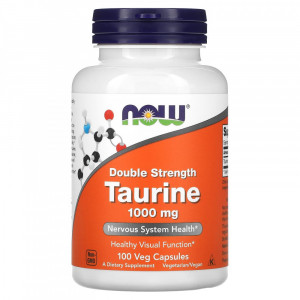 Таурин Now Foods Taurine 1000 мг 100 капсул
