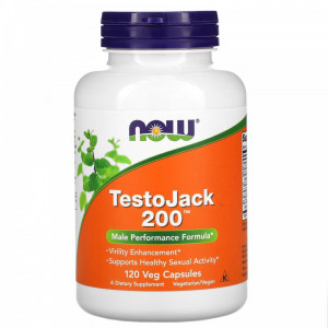 Бустер тестостерона Now Foods TestoJack 200 120 капсул