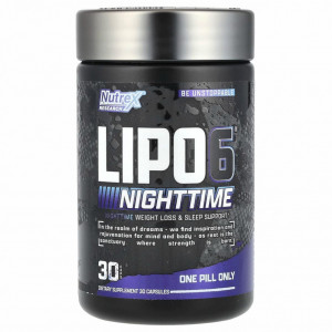 Ночной жиросжигатель Nutrex Research Lipo-6 Nighttime 30 капсул