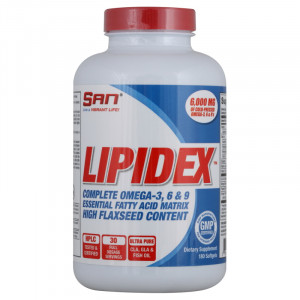Комплекс омега 3-6-9 SAN Lipidex Softgels 180 капсул