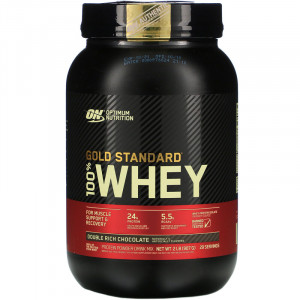 Протеин концентрат + изолят Optimum Nutrition 100% Whey Gold Standard 907 грамм