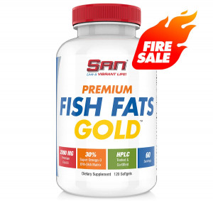 Рыбий жир SAN Premium Fish Fats Gold 120 капсул