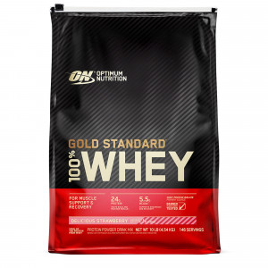 Протеин концентрат + изолят Optimum Nutrition 100% Whey Gold Standard 4540 грамм