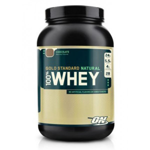 Протеин концентрат + изолят Optimum Nutrition 100% Whey Gold Standard Natural 864 грамма