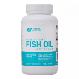 Optimum Nutrition Enteric Coated Fish Oil Softgels 100 капсул
