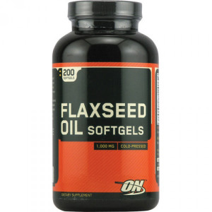 Льняное масло Optimum Nutrition Flaxseed Oil Softgels 200 капсул