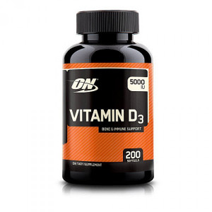 Optimum Nutrition Vitamin D 200 капсул