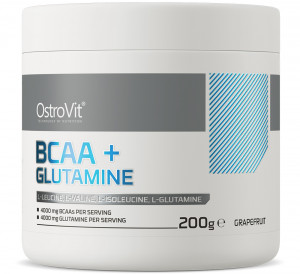 БЦАА с глютамином OstroVit BCAA + Glutamine 200 грамм