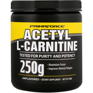 Ацетил L-карнитин PrimaForce Alcar Acetyl-L-Carnitine Powder 250 грамм