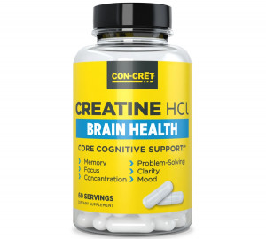 Креатин гидрохлорид — Комплекс для мозга Con-Cret Creatine HCl Brain Health 60 капсул