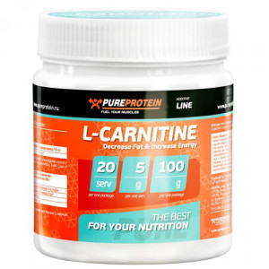L-карнитин PureProtein L-Carnitine 100 грамм