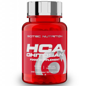 Гарциния камбоджийская + хитозан Scitec Nutrition HCA Chitosan 100 капсул