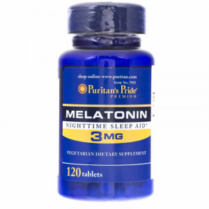 Мелатонин Puritan's Pride Melatonin 3 мг 120 таблеток