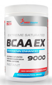 WestPharm BCAA EX 9000 with Laxogenin 400 грамм