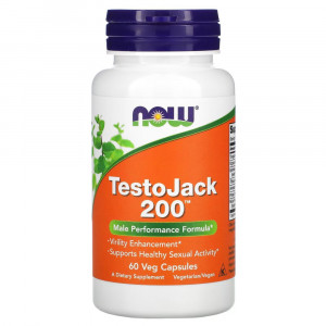 Бустер тестостерона Now Foods TestoJack 200 60 капсул