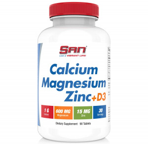 Кальций, магний, цинк и витамин D3 SAN Calcium Magnesium Zinc D3 90 таблеток