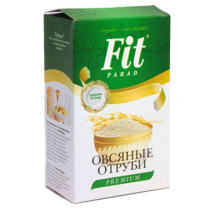 Fit Parad Овсяные отруби Premium Коробка 400 грамм