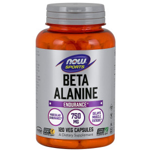 Бета-аланин Now Foods Beta-Alanine 750 мг 120 капсул