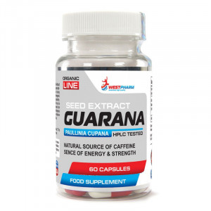 Гуарана WestPharm Guarana 500 мг 60 капсул