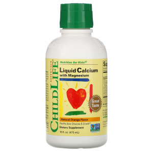 Кальций и магний для детей ChildLife Liquid Calcium with Magnesium 474 мл
