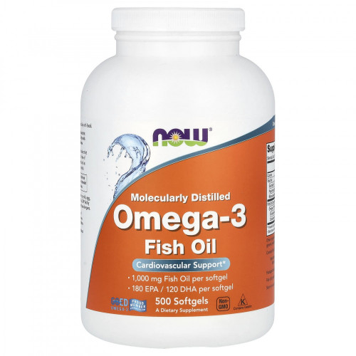 Now Foods Omega-3 180 EPA/120 DHA Softgels (500 капс.)