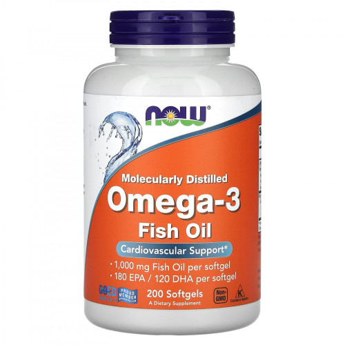 Now Foods Omega-3 (200 капс.)