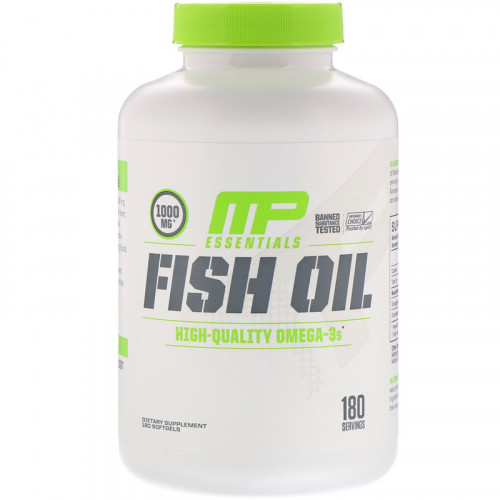 MusclePharm Essentials Fish Oil Softgels (180 капс.)