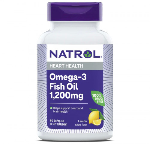 Natrol Omega-3 Fish Oil 1200 мг Softgels (60 капс.)