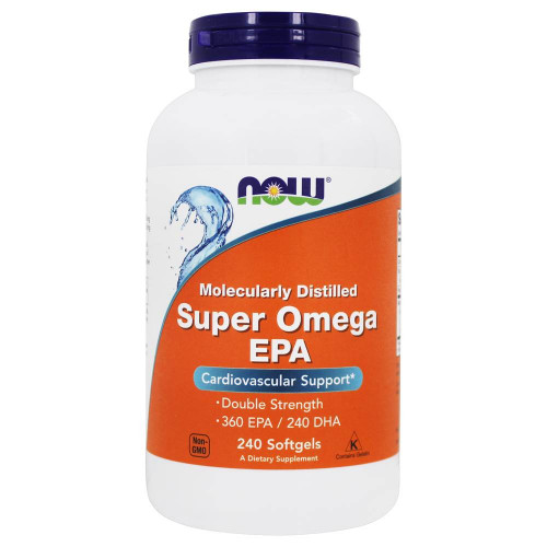 Now Foods Super Omega EPA Molecularly Distilled Softgels (240 капс.)